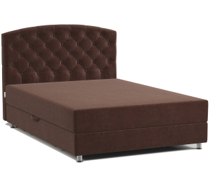 Кровать тахта односпальная с подъемным механизмом и матрасом Премиум 90, велюр