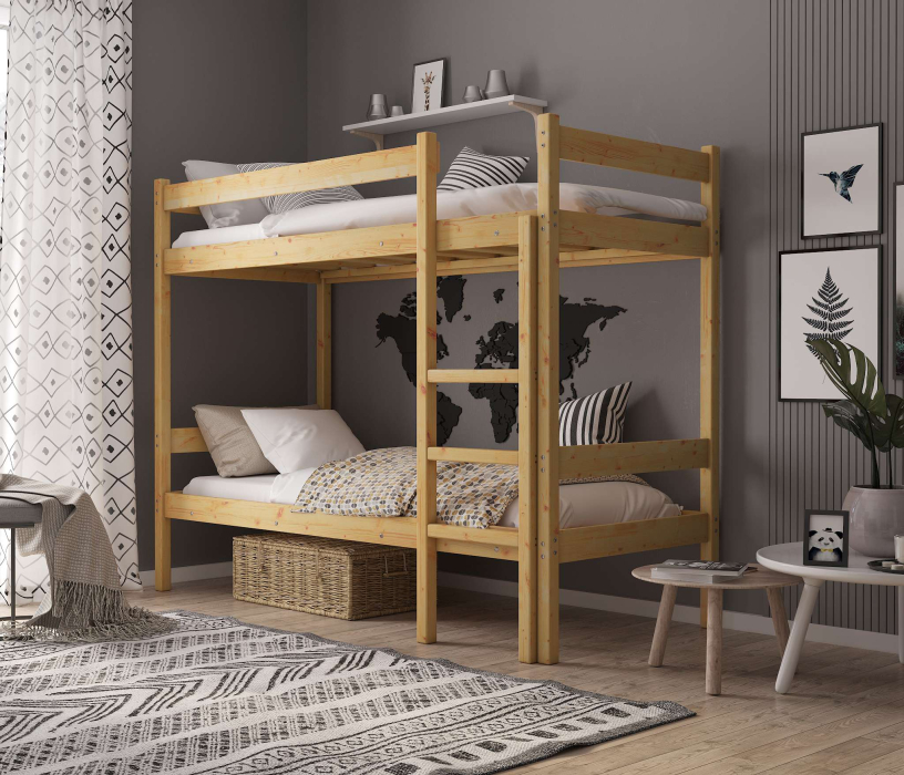 Для подростков, Двухъярусная кровать 90х200