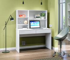 Прямые компьютерные столы, Терра СБ-3213 Стол Белый механизм открывания push