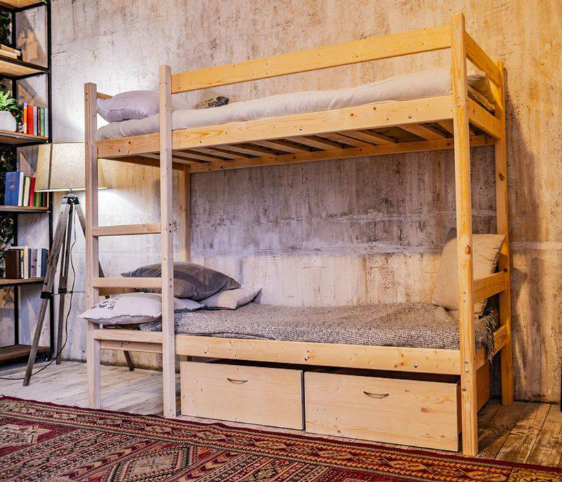 Для подростков, Двухъярусная кровать 90х200