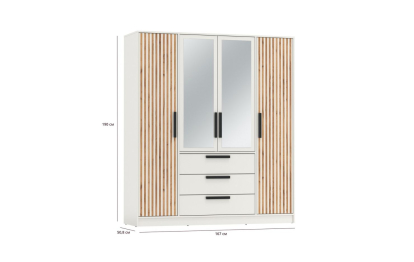 Шкаф для одежды Вегас 83.07 (4х дв.)