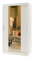 Шкафы-купе, Шкаф купе РИФ-2 ЗЕРКАЛО вариант 4 габарит 1000х400х2500
