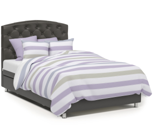 Кровать тахта Премиум 90 с подъемным механизмом, шенилл / экокожа