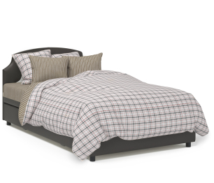 Кровать тахта Шарм 90 с подъемным механизмом, шенилл / экокожа