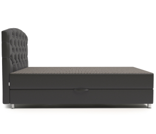 Кровать тахта Премиум Люкс 90 с подъемным механизмом, рогожка /экокожа