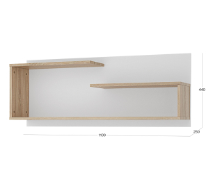 Полка навесная Мика