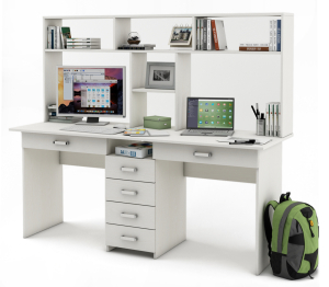 Письменный стол Лайт-11Я с надстройкой