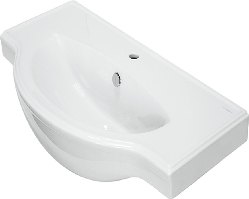 Тумбы с раковиной для ванны, Тумба с раковиной  Francesca Avanti Империя 90-2 белый (2ящ+3дв, ум. Классик Санита-90)