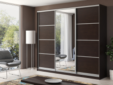 Шкафы-купе, Шкаф купе 3-х дверный Айсберг 250 +зеркало