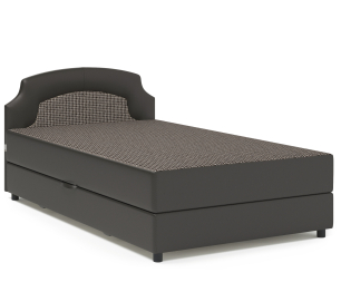 Кровать тахта Шарм 90 с подъемным механизмом, рогожка / экокожа