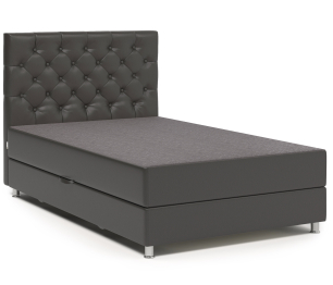 Кровать тахта Шармэль 90 с подъемным механизмом, рогожка / экокожа