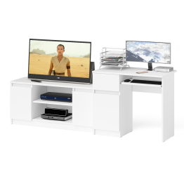 Стол компьютерный МС-1 левый с тумбой МТВ-1200 Мори