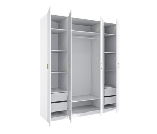 Шкаф четырехдверный Ассоль/Макс 2000 мм